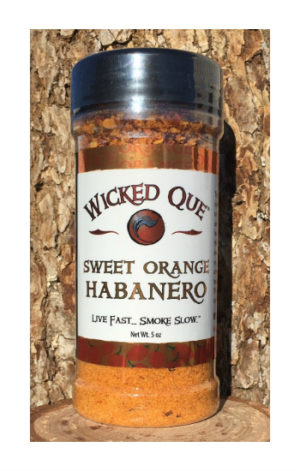 Wicked Que Sweet Orange Habanero Rub