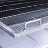 Sliding Stainless Steel Grates (Shown With Optional Stainless Steel Exterior Shelves)