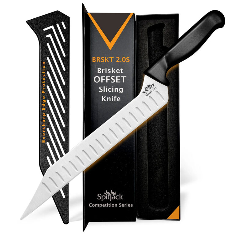 SpitJack BRSKT 2.0S Offset Brisket Slicing Knife