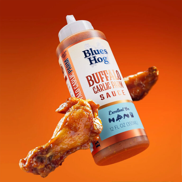 Blues Hog Buffalo Garlic Parm BBQ Sauce - 12 oz Squeeze Bottle