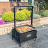 Meadow Creek SMFP34 Fire Pit With Optional Griddle