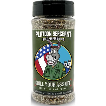 Grill Your Ass Off Platoon Sergeant Salt Pepper Garlic Seasoning